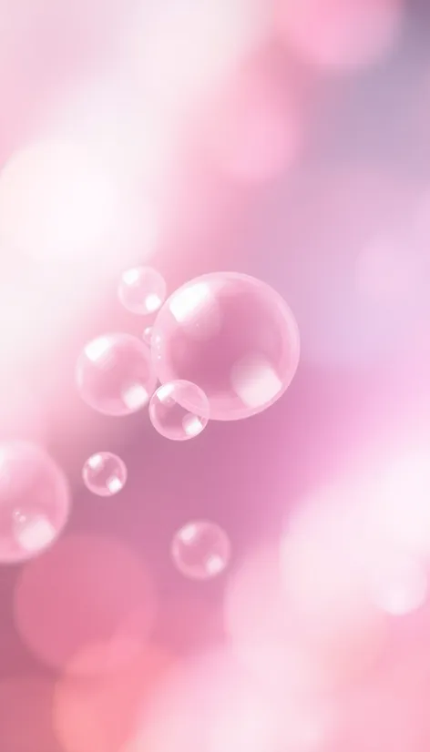 pink bubbles