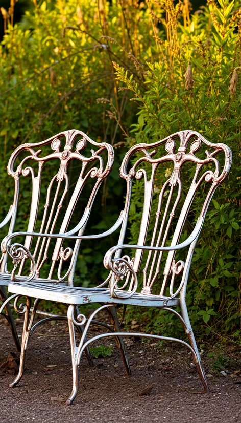 rod iron lawn chairs