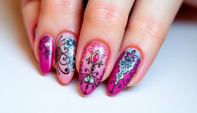 nails designs oval