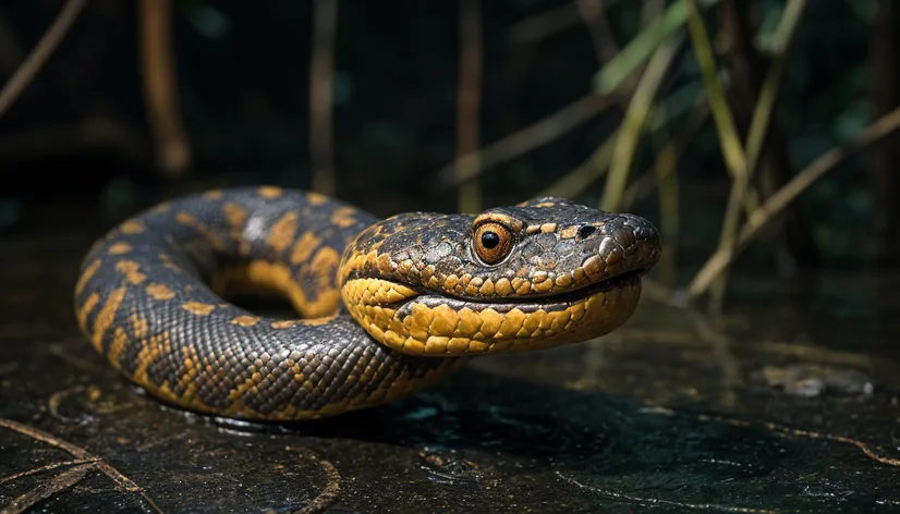 water moccasin shot