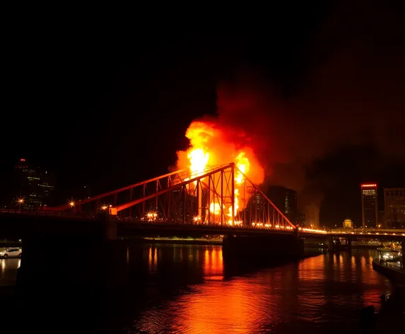 cincinnati bridge fire