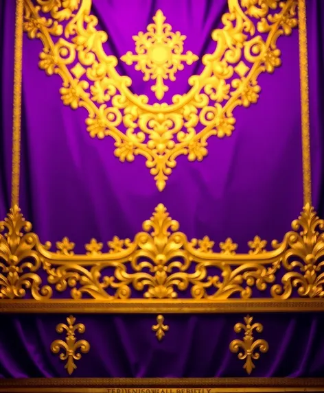 purple and gold background