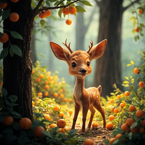 animated baby deer in