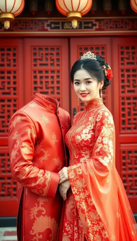 chinese women wedding visual