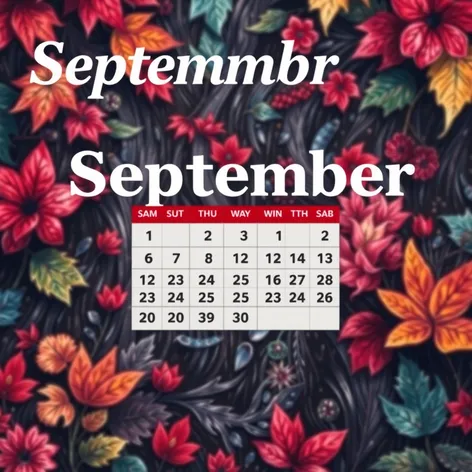 septemeber printable calendar