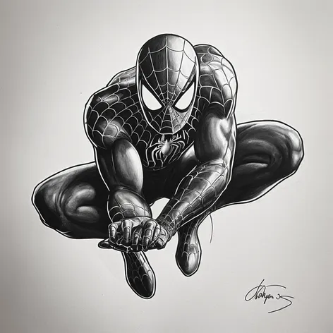 Spiderman to draw for