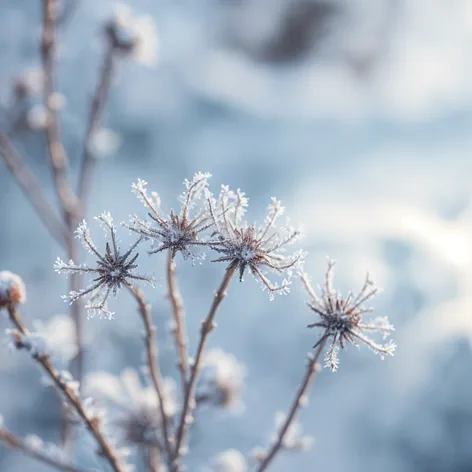 frozen flowers