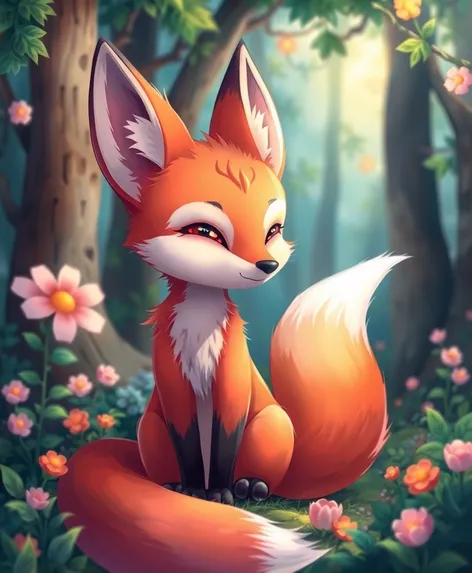 cute fox anime