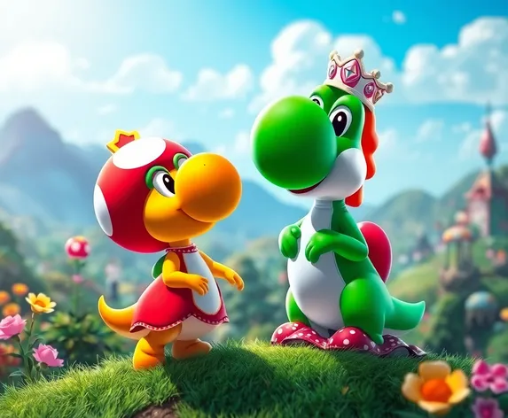 yoshi and princess