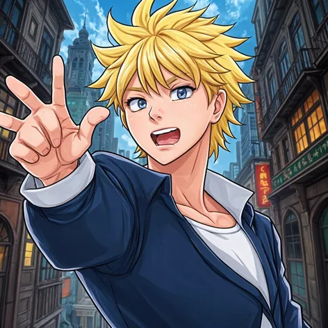 blond anime guy