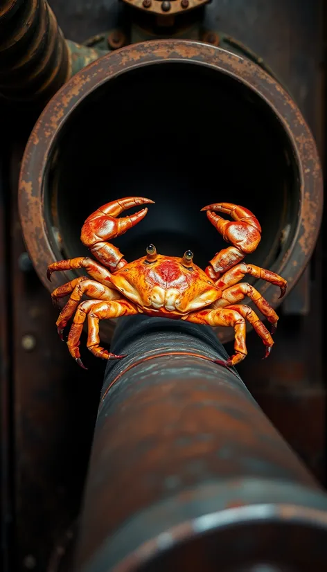 crab shaped pipe