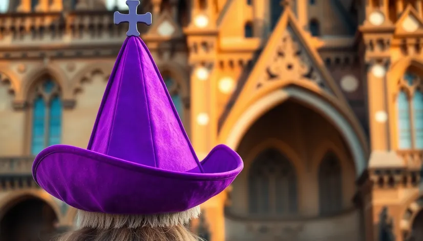 purple church hat