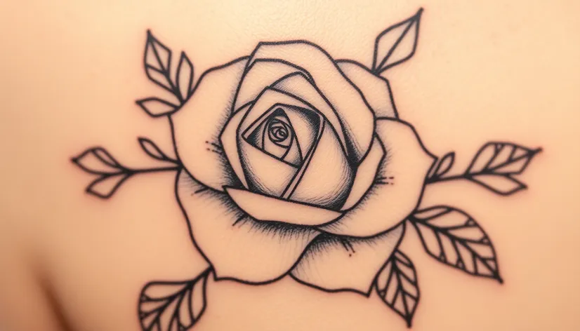 cross tattoos rose