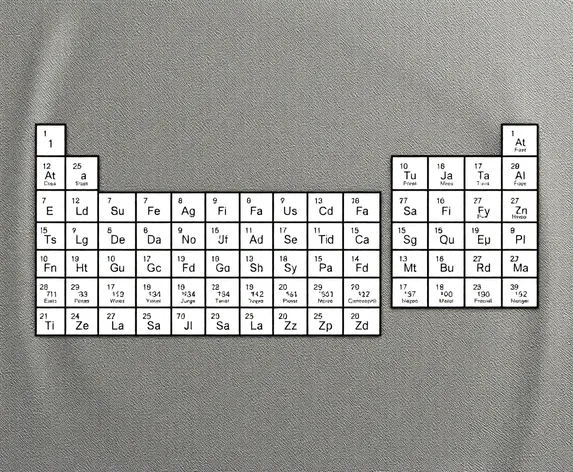 blank periodic table first