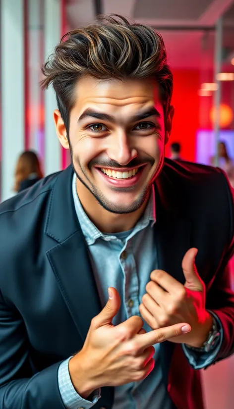 stock image guy pose