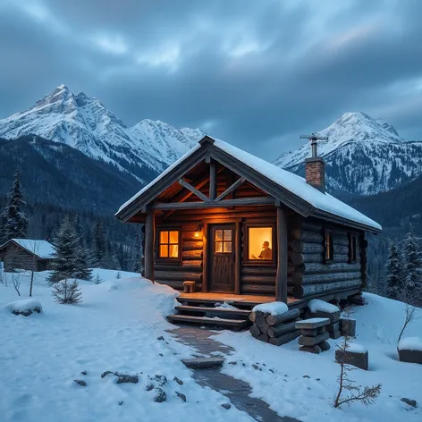 tree frame cabin