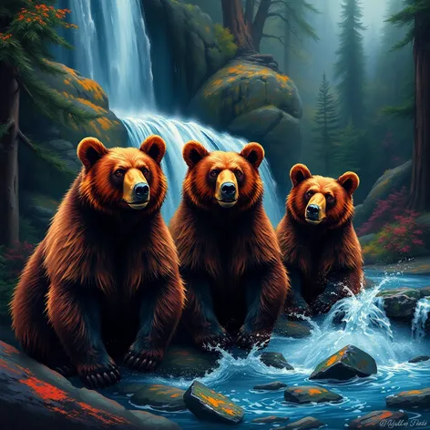 three bears waterfall