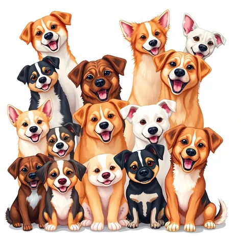 dibujos de perros