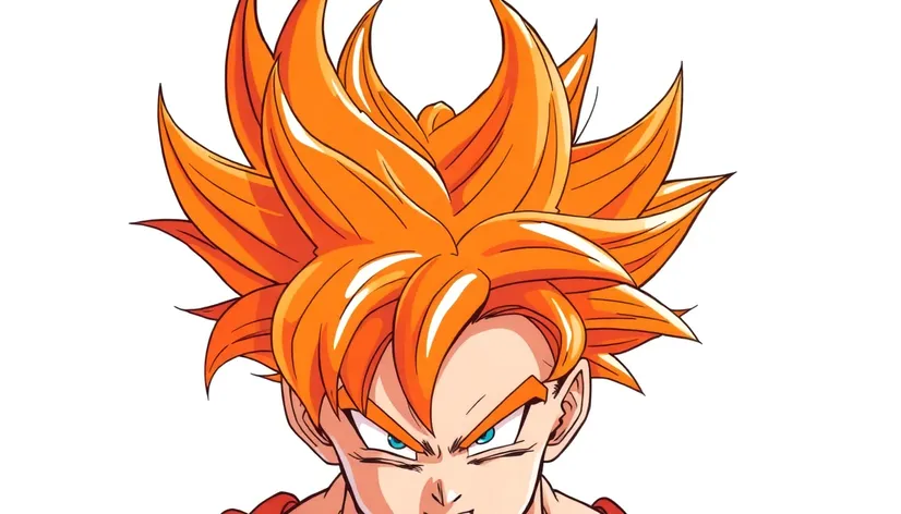 diy goku hair