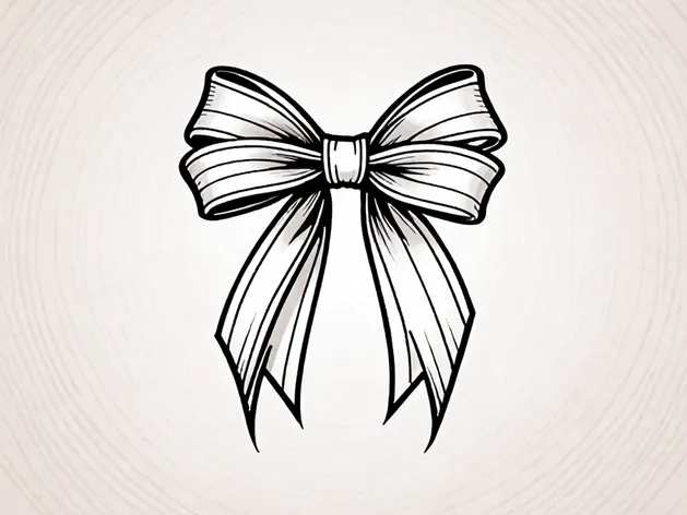 ribbon tattoo