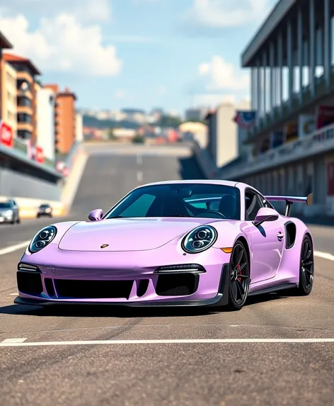 lavender porsche 911