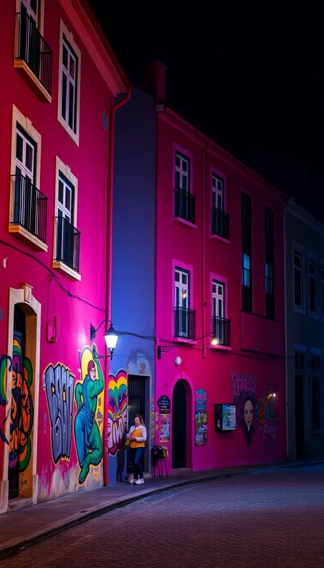 pink street lisbon