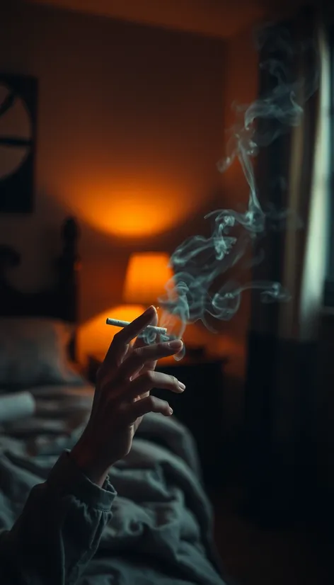 smoking in bedroom