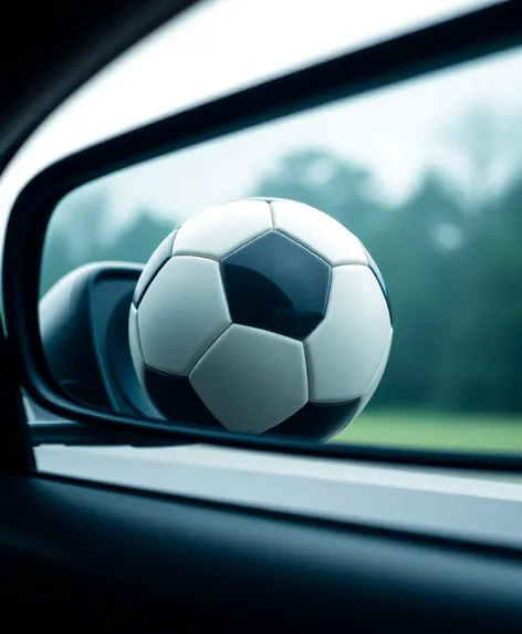 car rearview mirror soccer