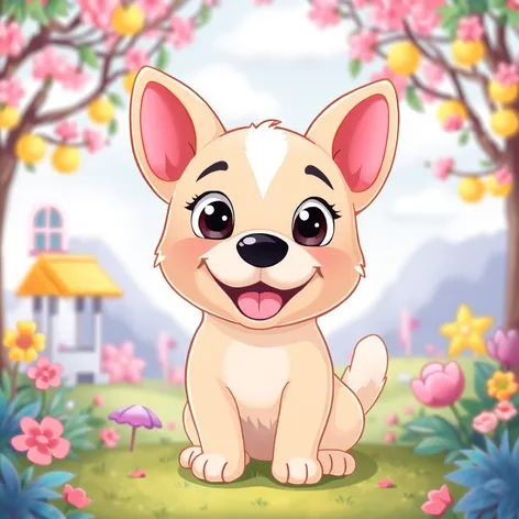 precious dog cartoon