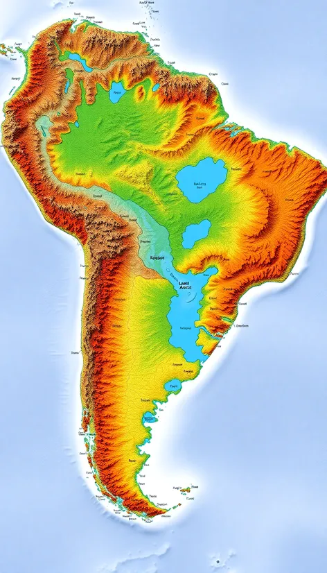 lakes in south america