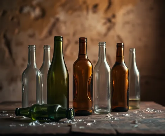 empty bottles