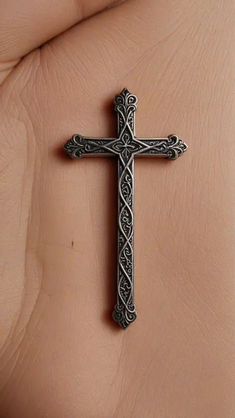 small cross tattoo