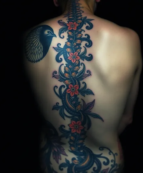 spinal tattoos