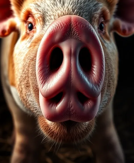 pig snout versis nose