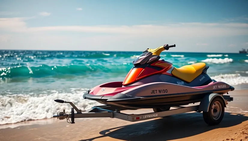 jet ski and trailer