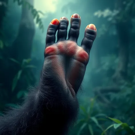 gorilla foot