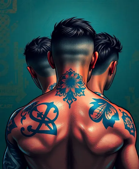 back of neck tattoos