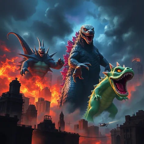 godzilla bowser