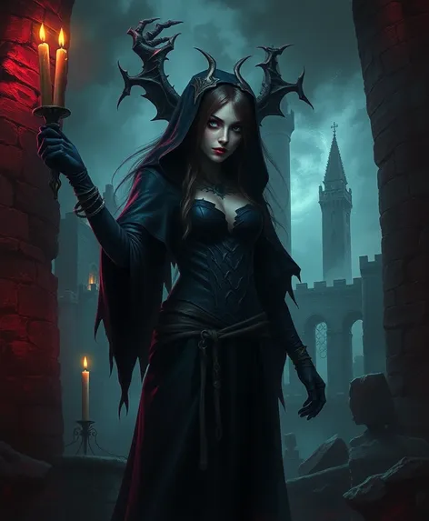 female necromancer art