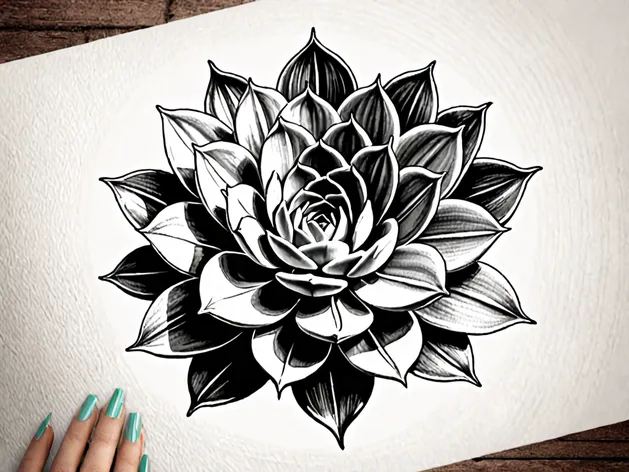 succulent tattoo