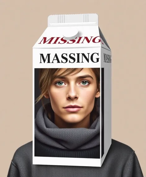 missing person milk carton