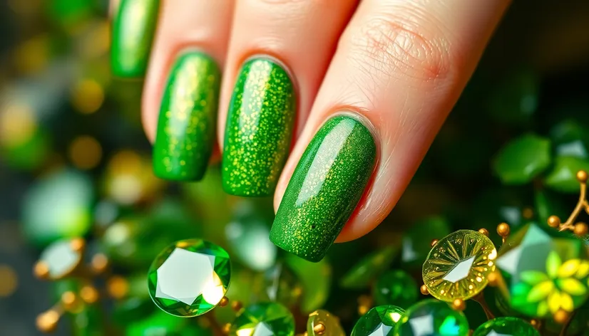 green nail polish colors