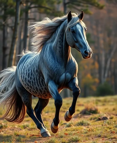 bay roan horse