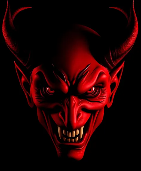 half mask devil