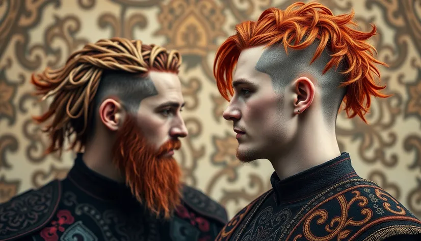 celtic hairstyles mens