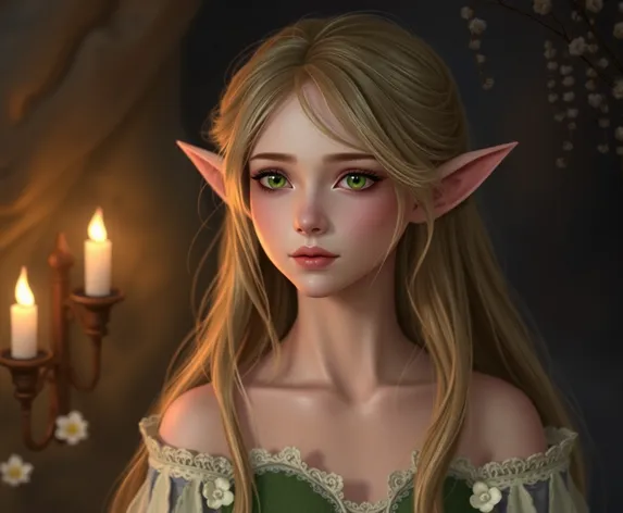 beautiful female elf