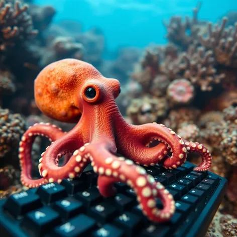 octopus typing