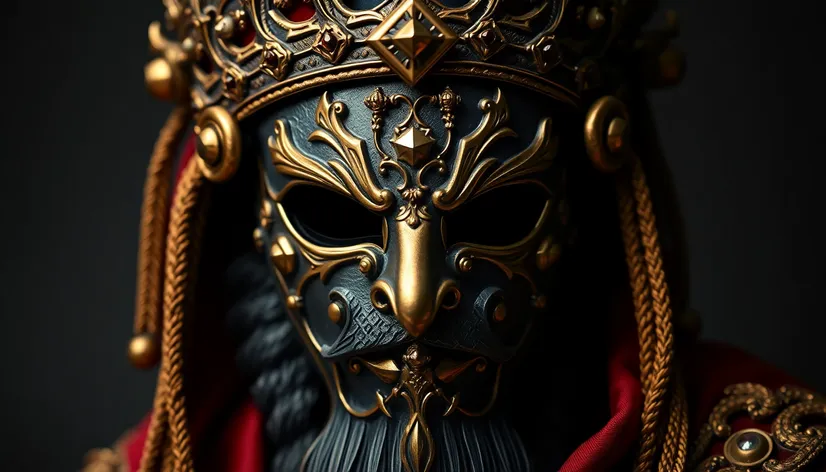 king baldwin mask