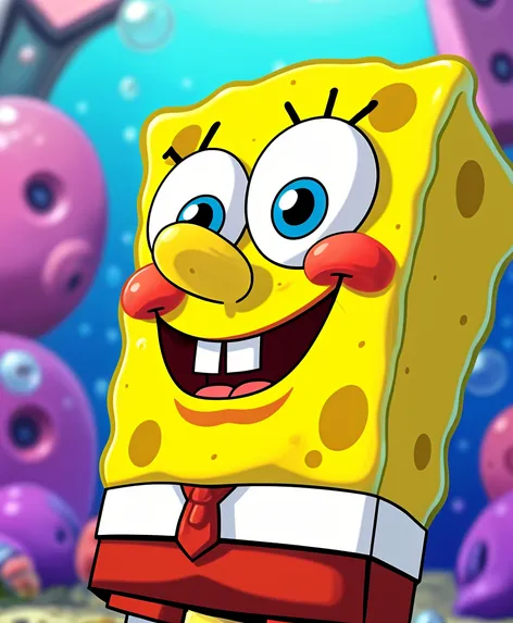 spongebob close up