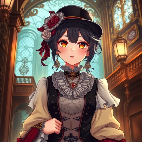 anime victorian clothes